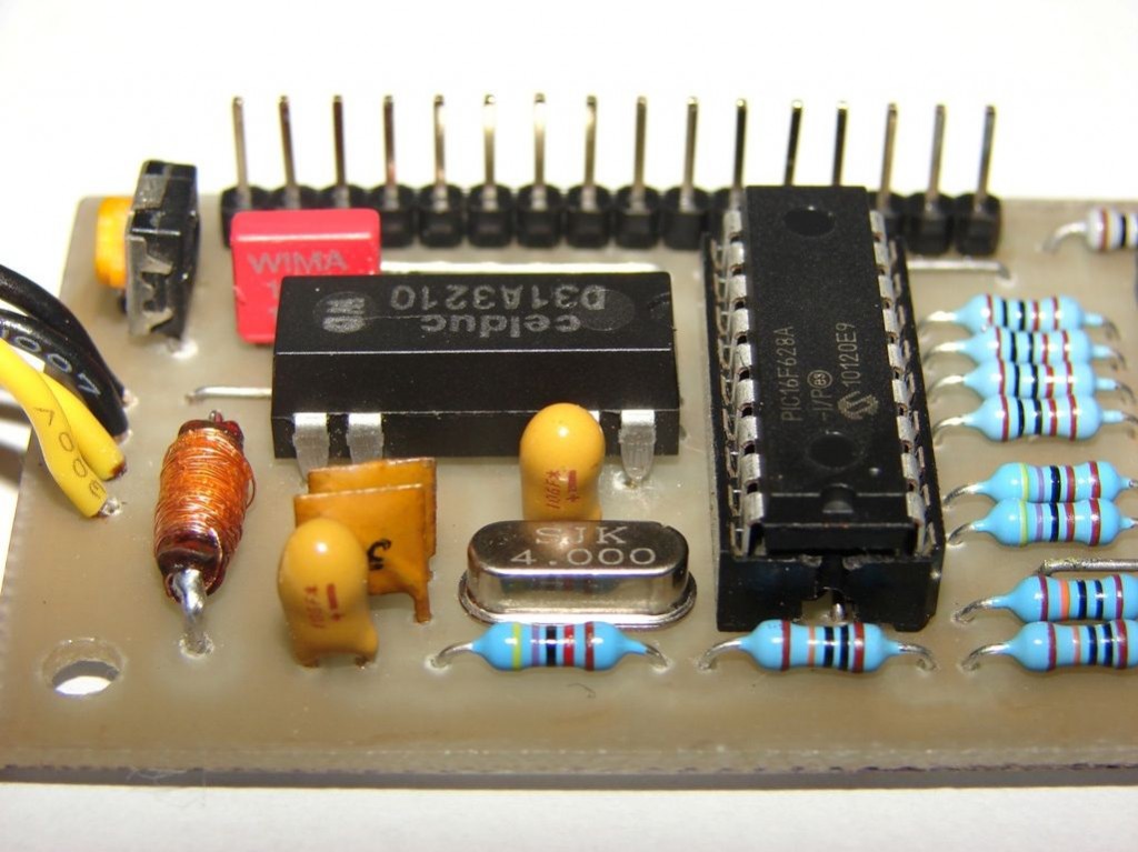 LC Метр Прибор для измерения емкости и индуктивности на PIC16F628A ...